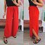 Pantalón Fluido Rojo